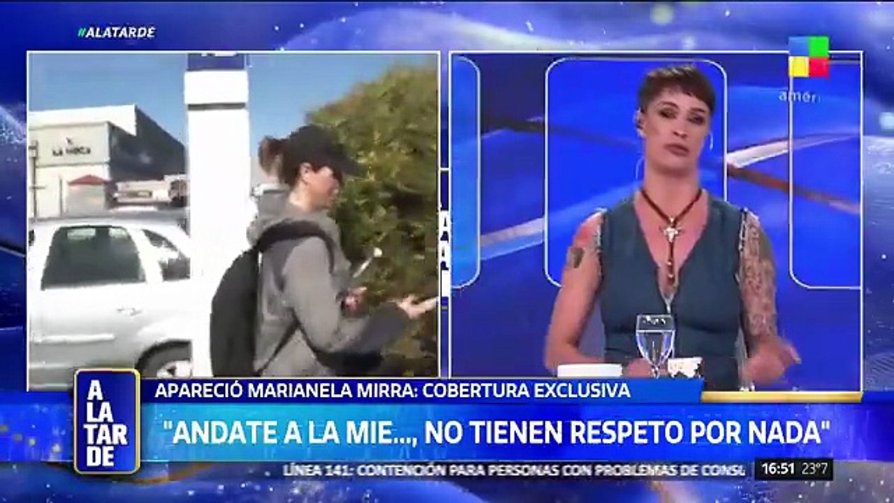 Marianela Mirra, furiosa con la prensa