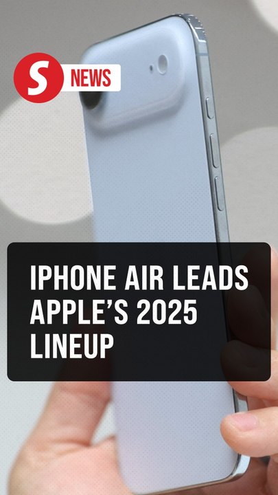 Apple debuts iPhone Air, betting on ultrathin design