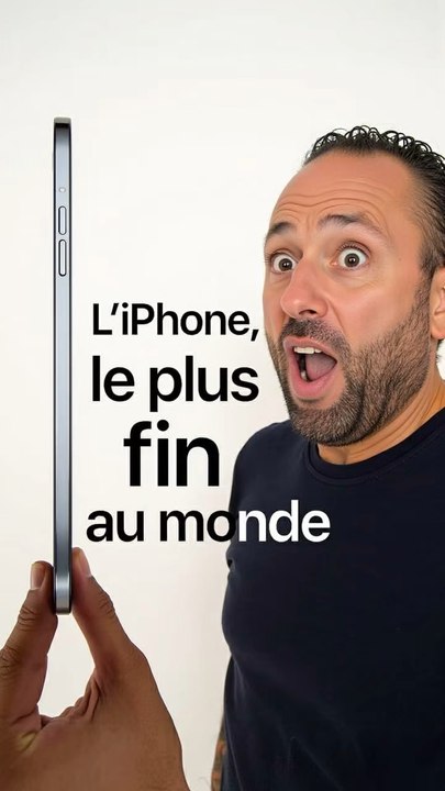 🚀 Apple dévoile l’iPhone Air, le smartphone le plus fin au monde.