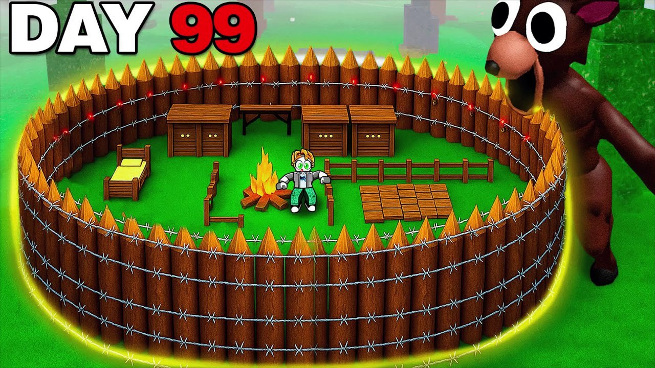 ROBLOX | I Crafted the SAFEST BASE in 99 Nights in the Forest!