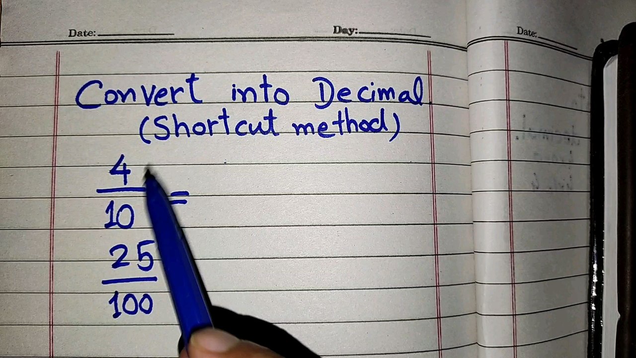 How to Convert Fractions to Decimals without Long Division | Fractions to Decimals