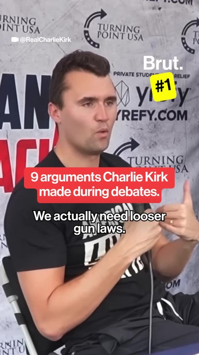 9 arguments Charlie Kirk made during debates.