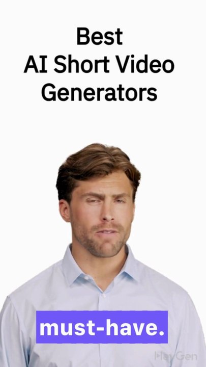 Best AI Short Video Generators #AIvideo #AIGenerators #ShortVideo