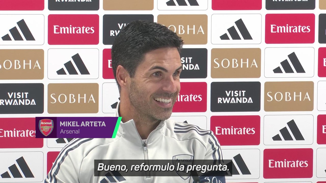 Arteta alaba a David Raya: "Es el mejor en la historia del club