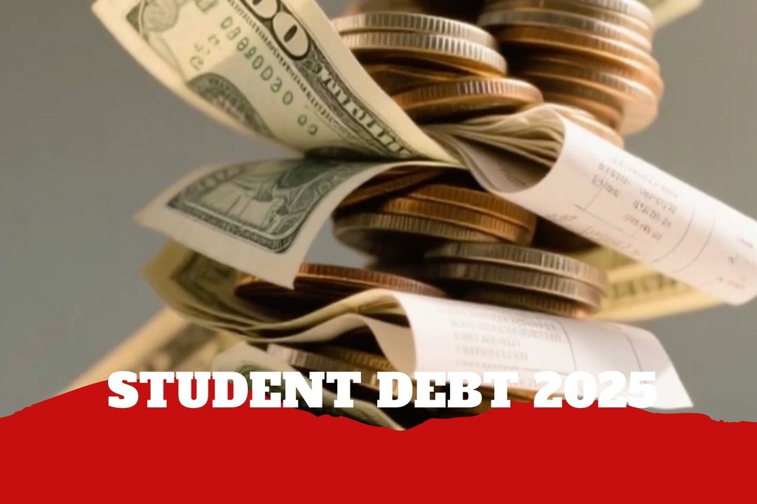 Concerns about large student debts in 2025