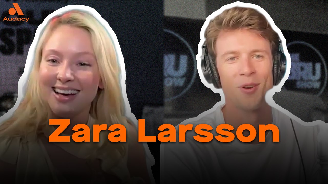 Zara Larsson Talks with Bru