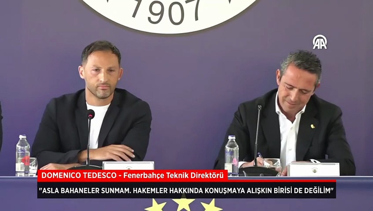 Domenico Tedesco'nun Resmi İmza Töreni Yapıldı ⚽