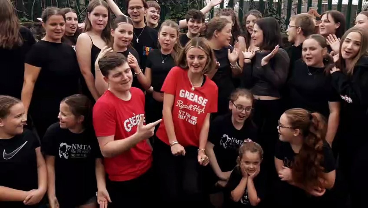 Newport Musical Theatre Academy students rehearse for Grease