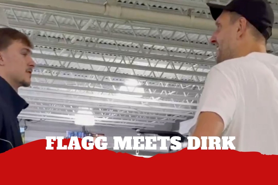 Cooper Flagg gets nervous when meeting Mavericks legend Dirk Nowitzki