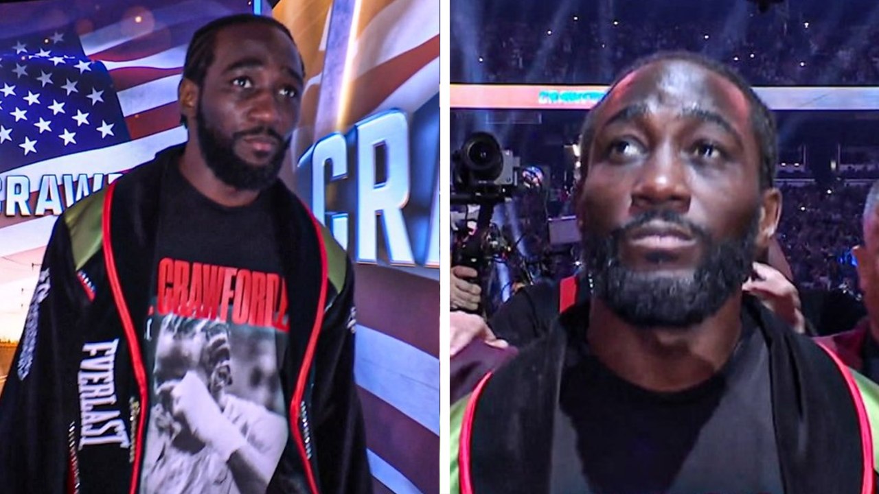 Terence Crawford hace su entrada triunfal previo a la pelea contra Canelo Álvarez