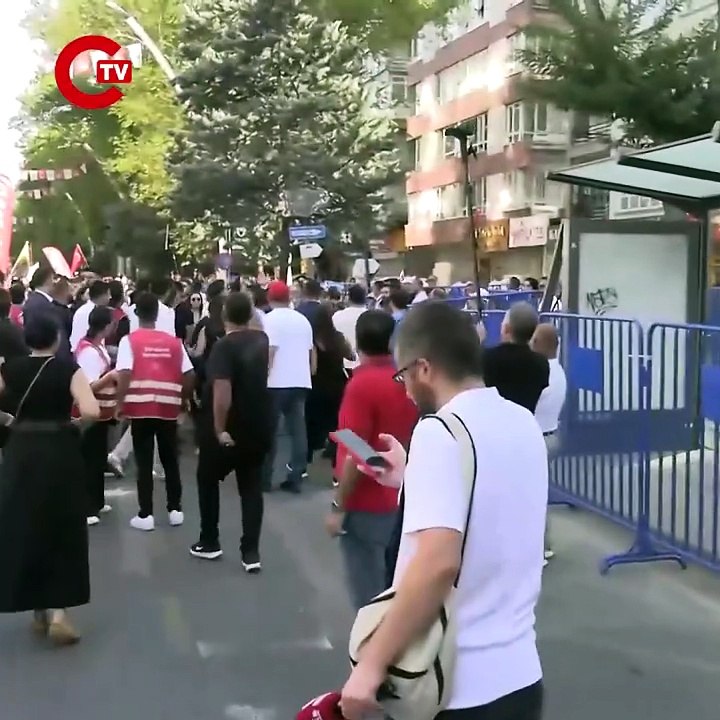 CHP Gençlik Kolları'nın Tandoğan yürüyüşüne polis müdahalesi