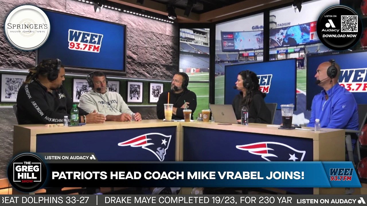 Patriots HC Mike Vrabel Joins- full segment