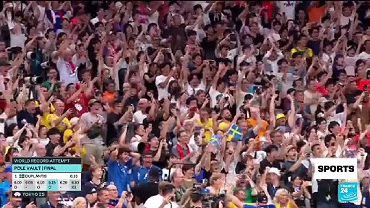 Duplantis soars to new pole vault record and retains world title