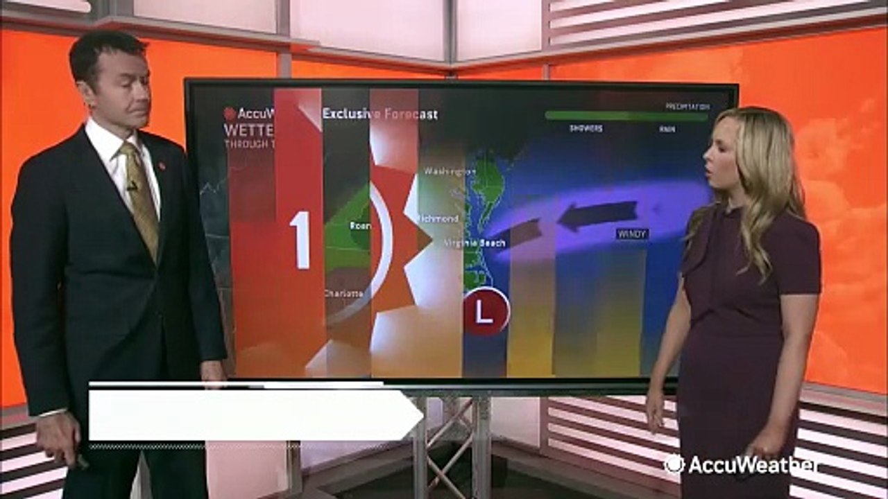 Coastal storm set to soak parts of the mid-Atlantic