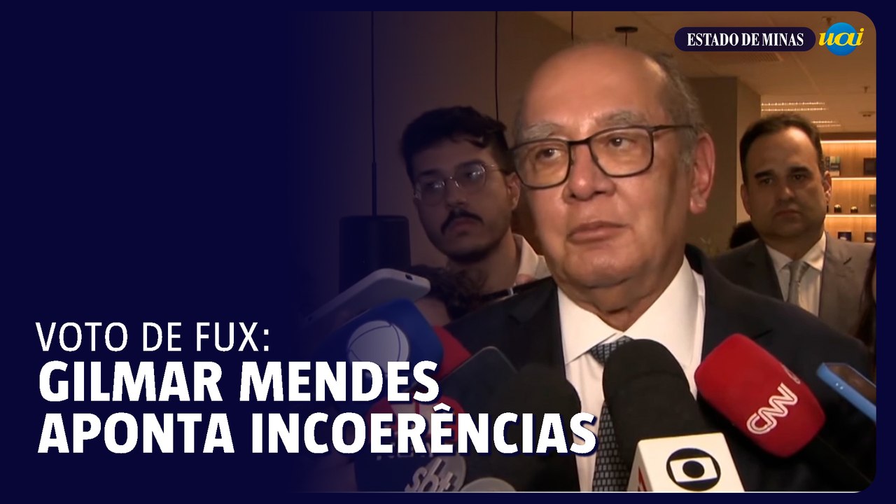 Gilmar Mendes aponta incoerências no voto de Fux