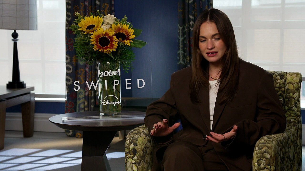 Lily James on Swiped & Being In The Public Eye