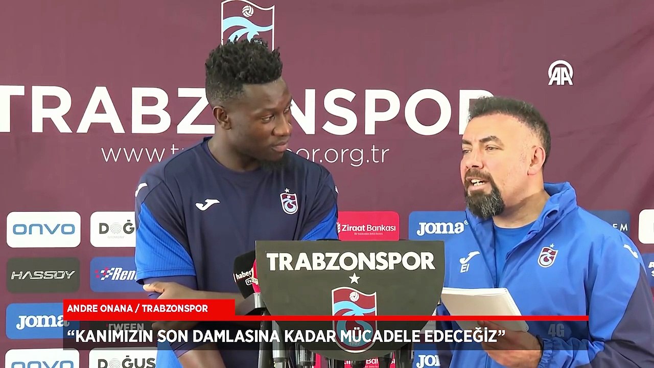 Trabzonspor'un yıldızı Onana, savaşmaya hazır!