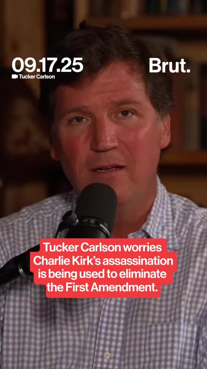 Tucker Carlson worries Trump is using Charlie Kirk’s death to eliminate 1st Amendment.