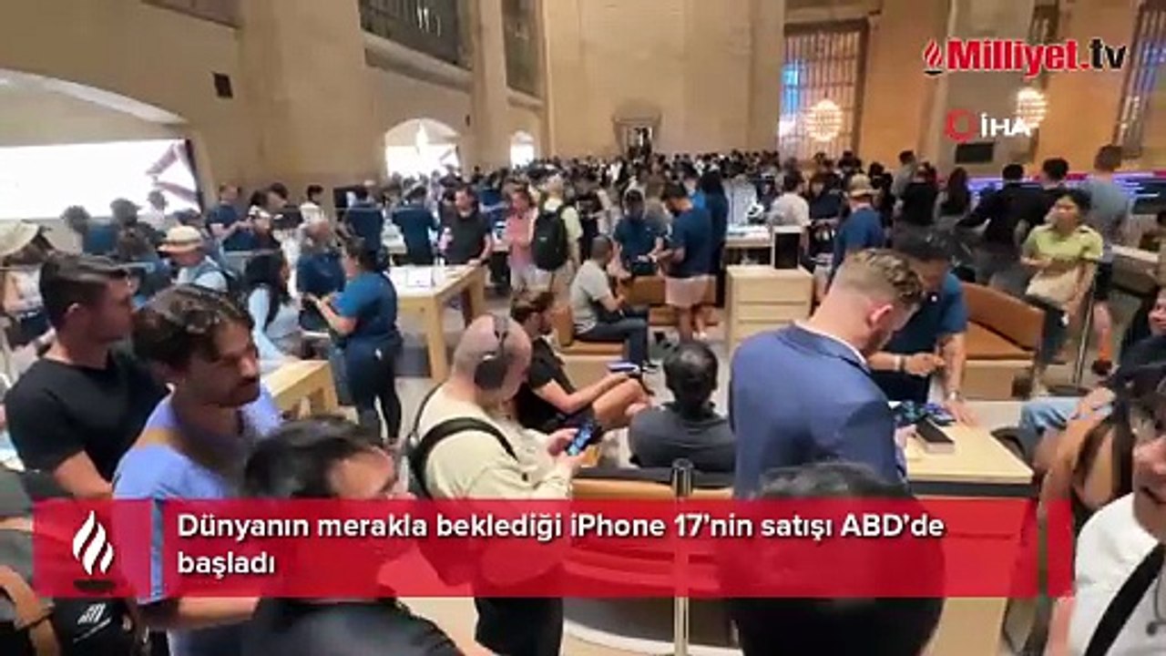 iPhone 17 ABD’de satışa çıktı