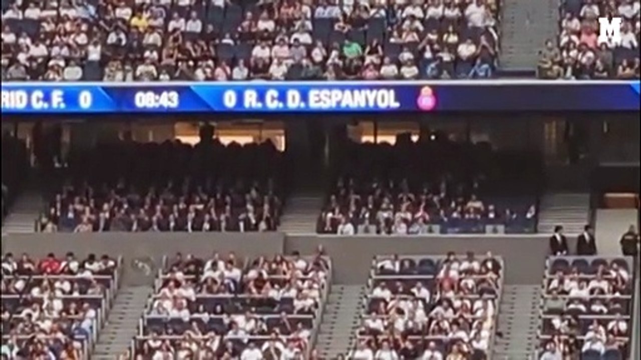 Así combaten el calor del Bernabéu en el palco presidencial 