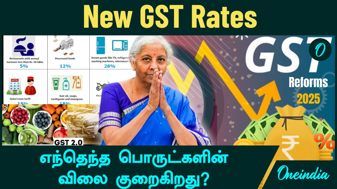 New GST rates | Full list of items with updated GST rates | GST Reforms 2025