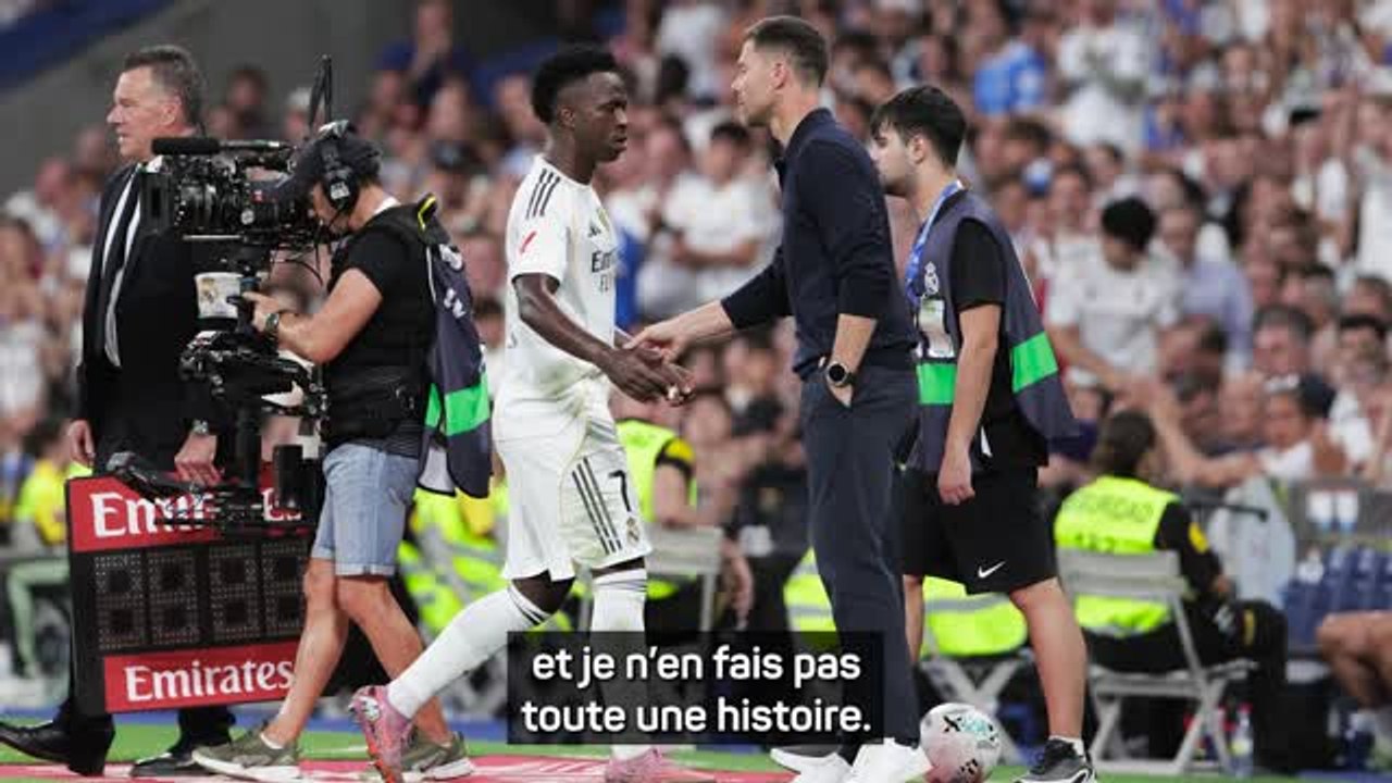 Real Madrid - Xabi Alonso : "Je suis satisfait de Vinicius"