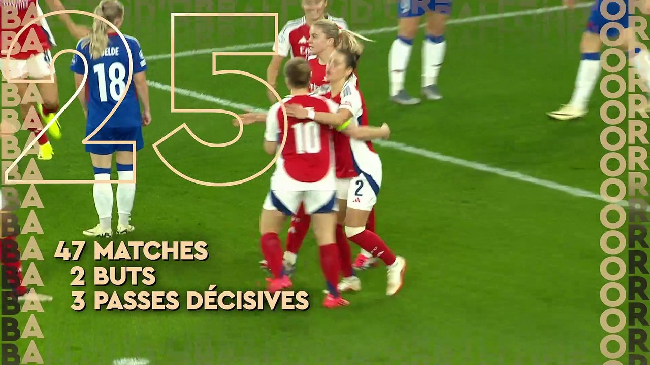 Le classement de la 25e à la 21e place - Ballon d'Or 2025 (F)