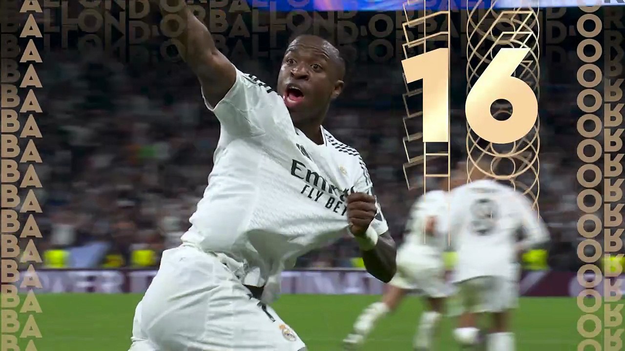 Vinicius Jr classé 16e - Ballon d'Or 2025
