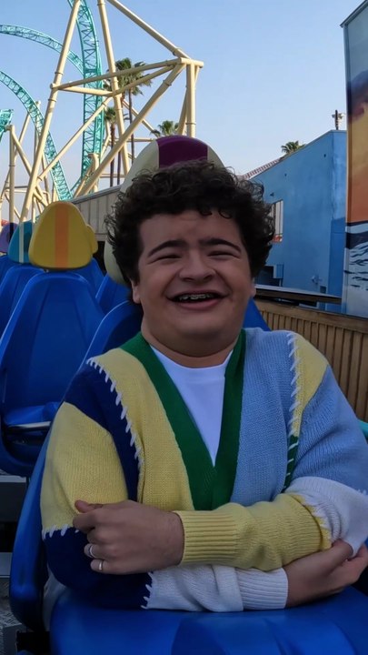 Gaten on a roller coaster is everything