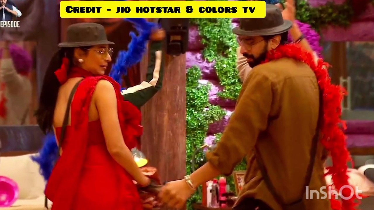 Bigg Boss 19 || tanya and amaal dance