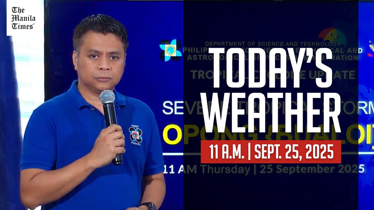Today's Weather, 11 A.M. | Sept. 25, 2025