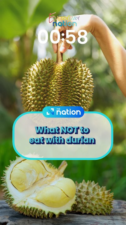 What NOT to eat with durian