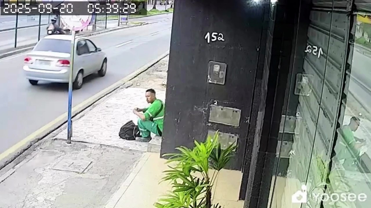 Livramento! Trabalhador ora de joelhos após escapar da morte