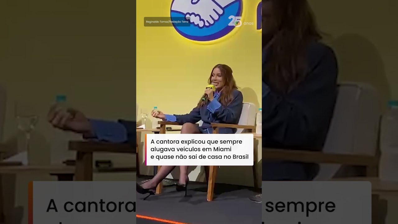 Anitta explica por que não tem carro: ‘Eu tenho um avião’ #shorts