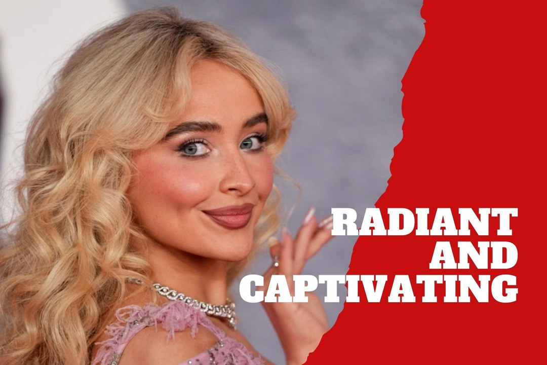 Sabrina Carpenter radiates sensuality and elegance.