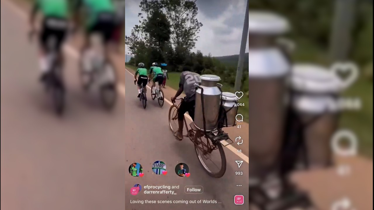 El 'lechero' que se cuela en el Mundial de Ruanda