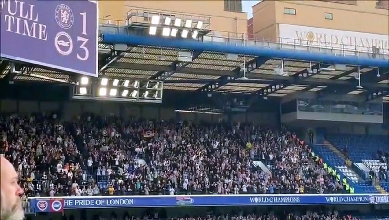 Chelsea 1-3 Brighton celebrations