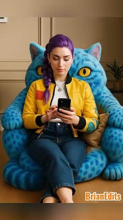 Huntrix loves Jinu's Derpy Tiger Sofa, KPop Demon Hunters #kpopdemonhunters #netflix #huntrix