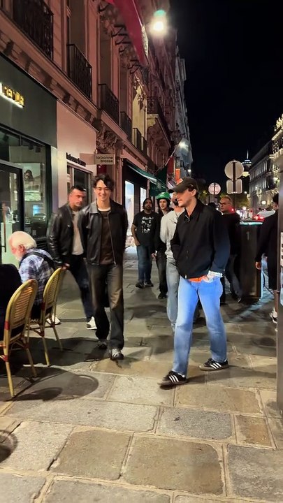 Christopher Briney and Sean Kaufman in Paris