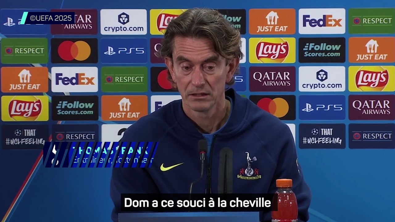 Thomas Frank donne des nouvelles de Solanke