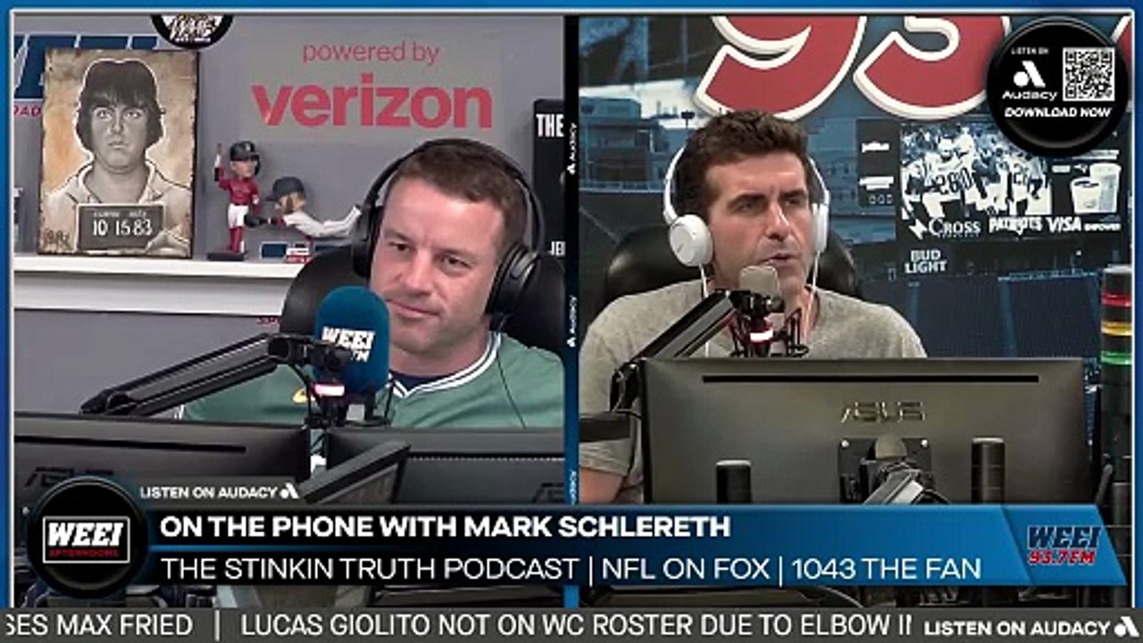 WEEI Afternoons: Mark Schlereth explains why Rhamondre Stevenson is the Patriots' best offensive player