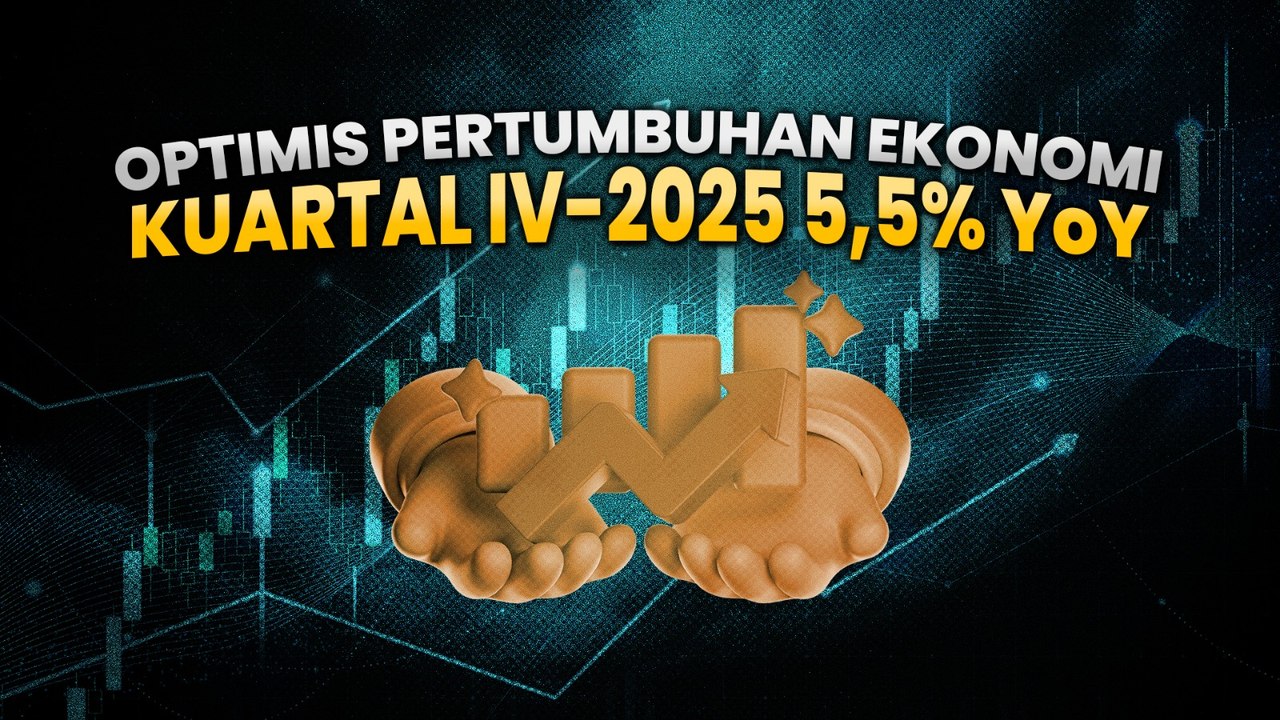 Optimistis Pertumbuhan Ekonomi Kuartal IV-2025 5,5% YoY