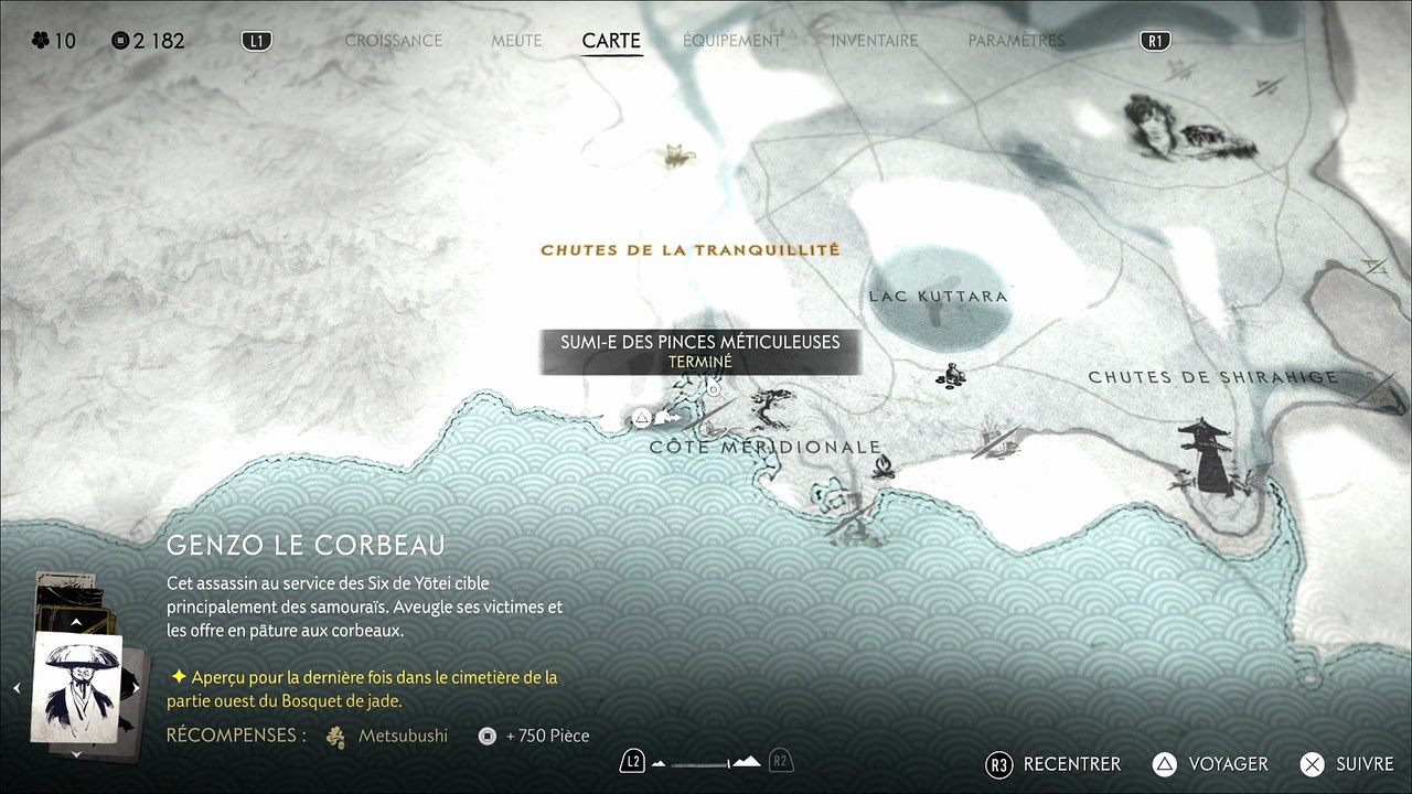 Ghost of Yotei - Artefact ainou récupéré