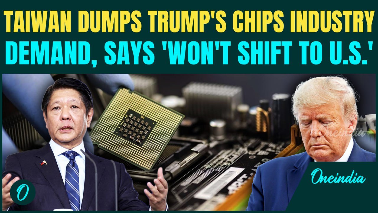 BREAKING: Taiwan REJECTS Trump’s Demand To Shift Chip Industry To U.S | Global Tech Battle Heats Up
