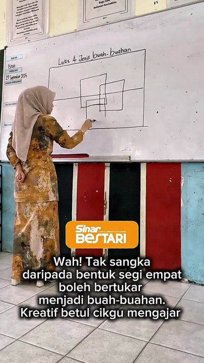 Lukisan cikgu menakjubkan