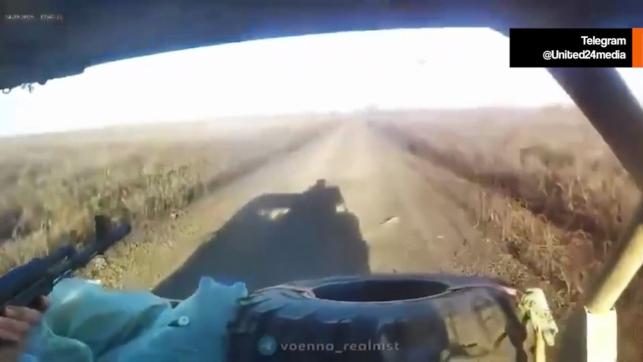 ロシア兵、ウクライナ無人機の攻撃直前にDesertcross 1000-3を放棄