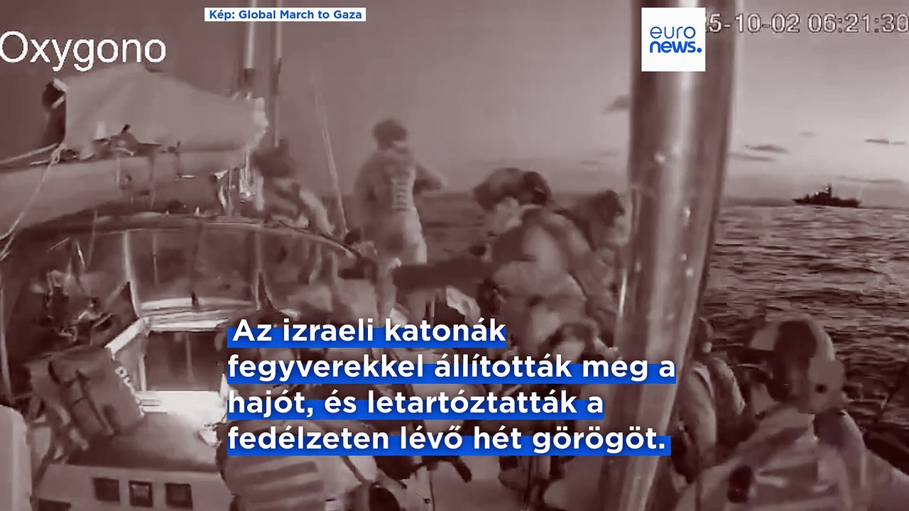 Elfogták a Gáza felé tartó segélyszállító flottilla Oxygen nevű hajóját az izraeli erők