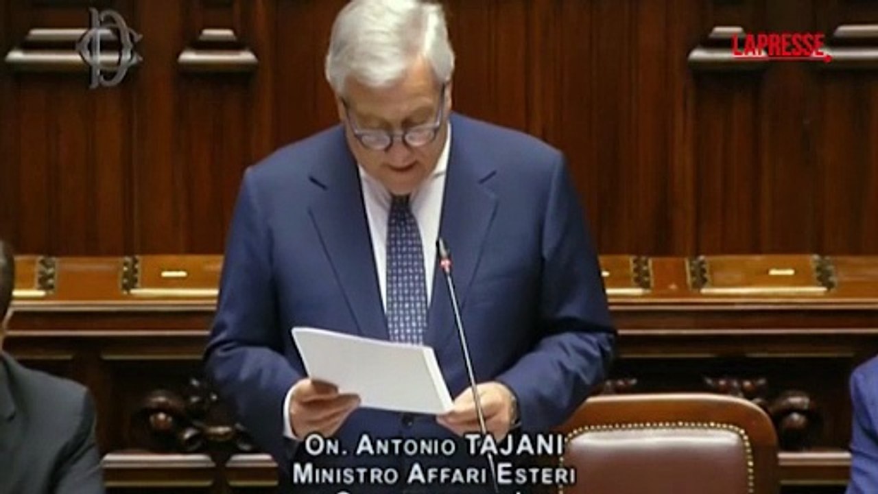 Flotilla, Tajani: "Israele far? provvedimento unico di espulsione coatta"