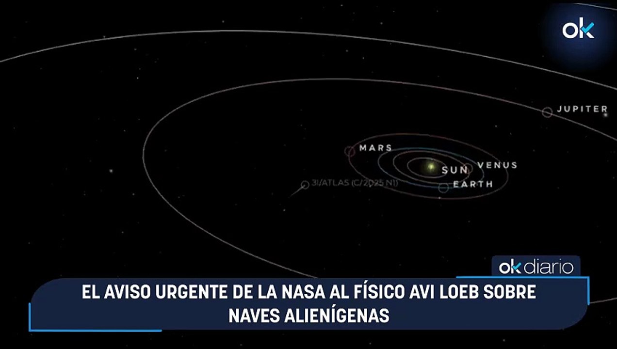 El aviso urgente de la NASA al físico Avi Loeb sobre naves alienígenas