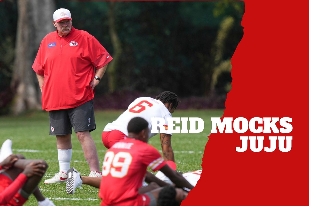 Andy Reid trolls JuJu with TikTok jab at practice